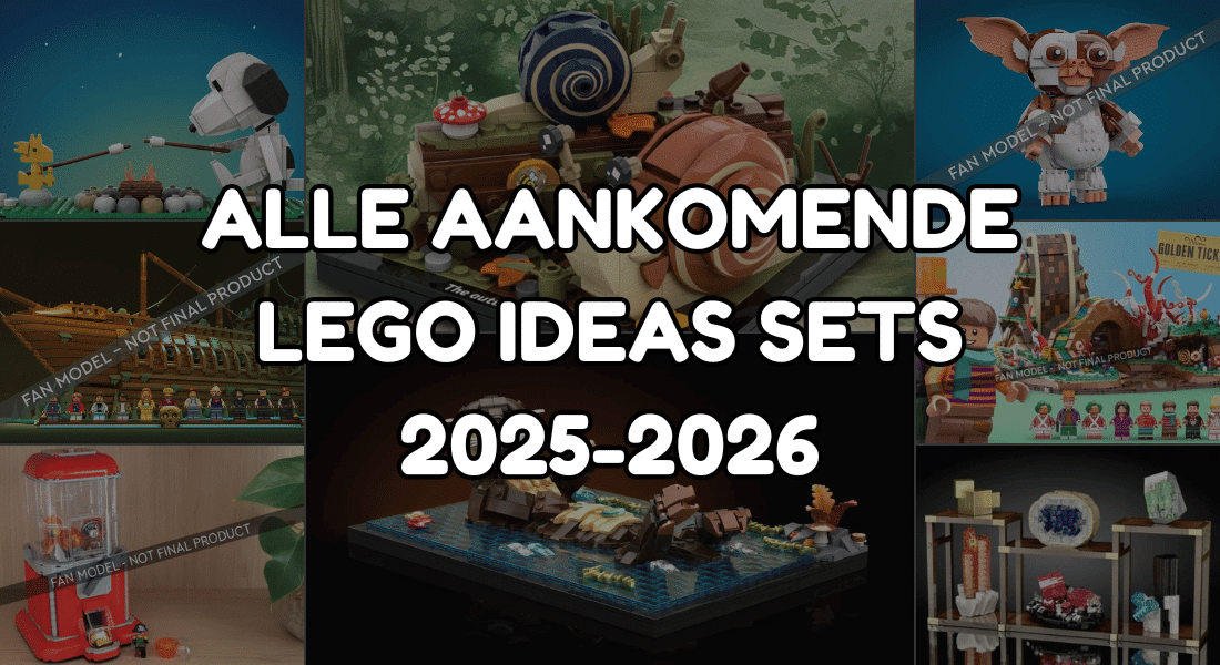 [Overzicht] Deze LEGO Ideas sets verschijnen nog in 2025 en 2026