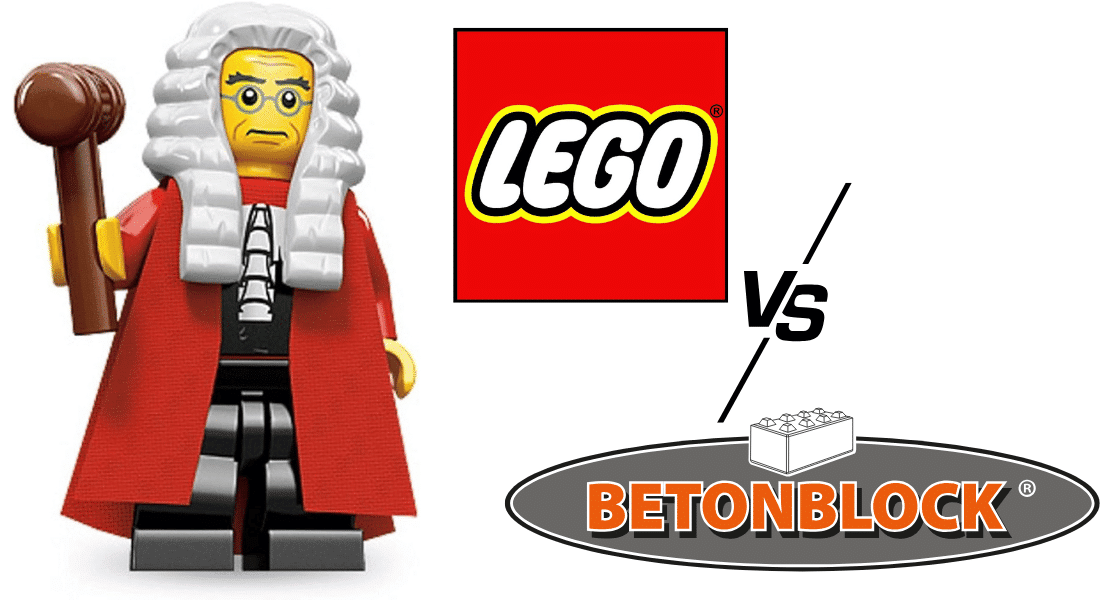 Uitspraak: LEGO krijgt gelijk, Betonblock moet naam LEGO minder gebruiken