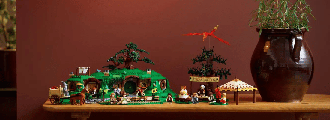 nieuwe lego sets april 2025 lego icons 10354 lord of the rings the shire