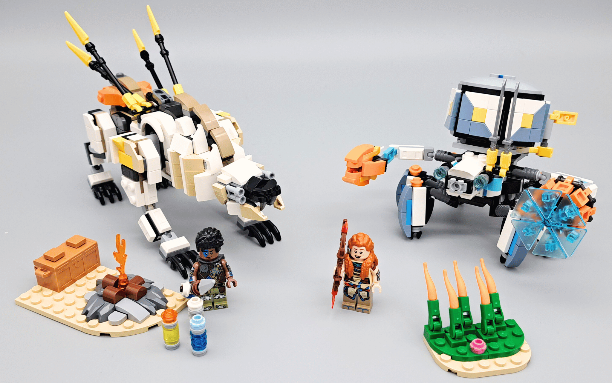 [Review] LEGO Horizon Adventures 77037 Aloy & Varl vs. Shell-Walker & Sawtooth – vecht tegen de machines