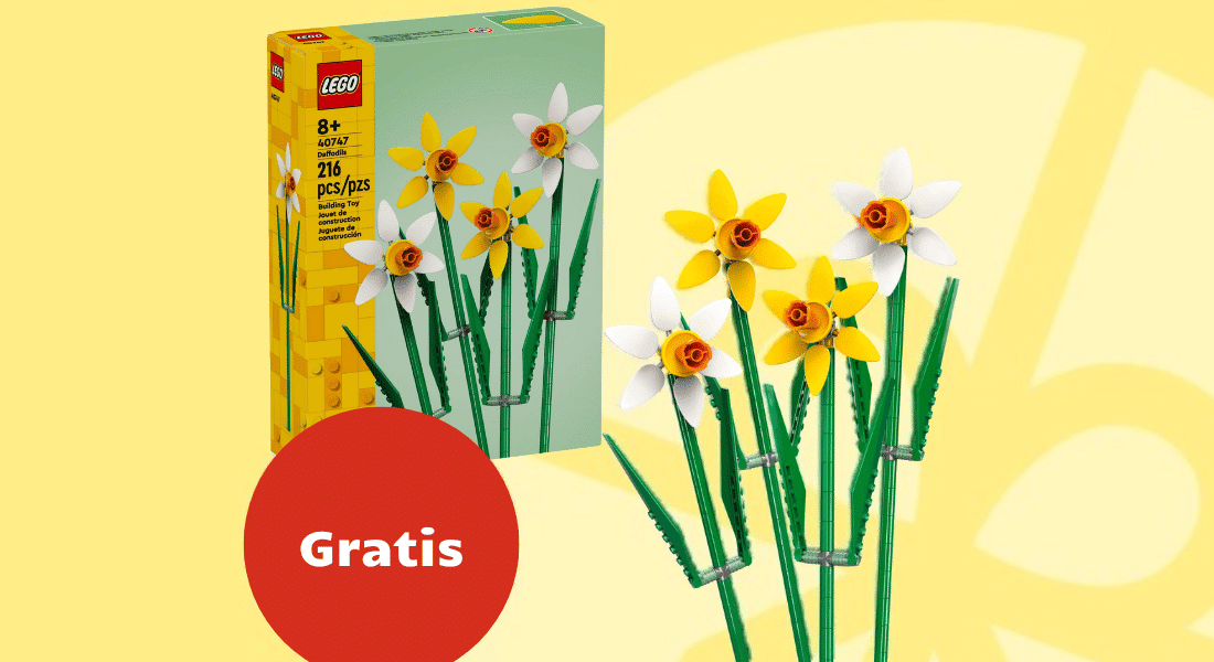 Gratis LEGO 40747 Narcissen cadeau bij aankoop van geselecteerde LEGO sets