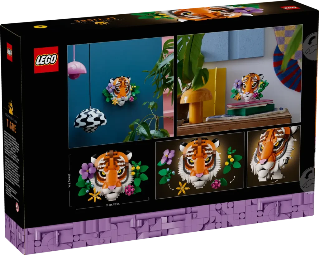 lego art 31217 the fauna collection tiger (11)