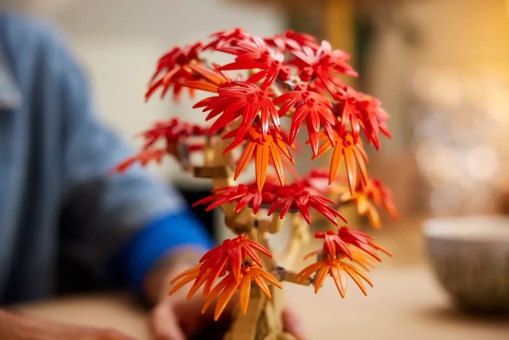 lego botanicals 10348 japanese red maple bonsai tree (3)
