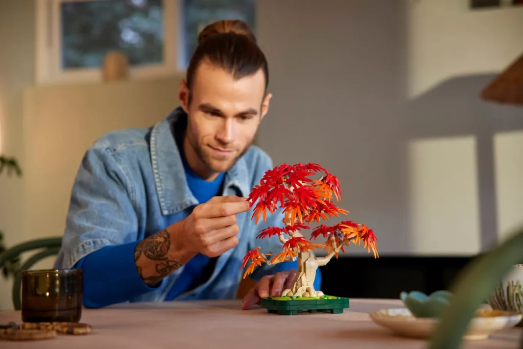 lego botanicals 10348 japanese red maple bonsai tree (5)