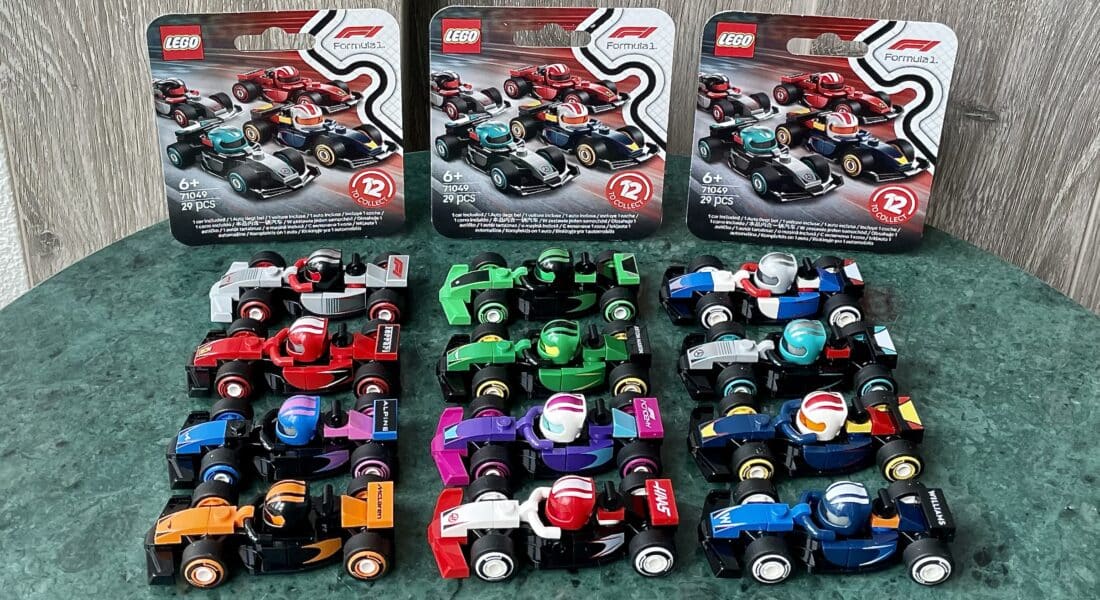 [Review] LEGO Collectables 71049 F1 Race Cars – twaalf auto’s in een dozijn!