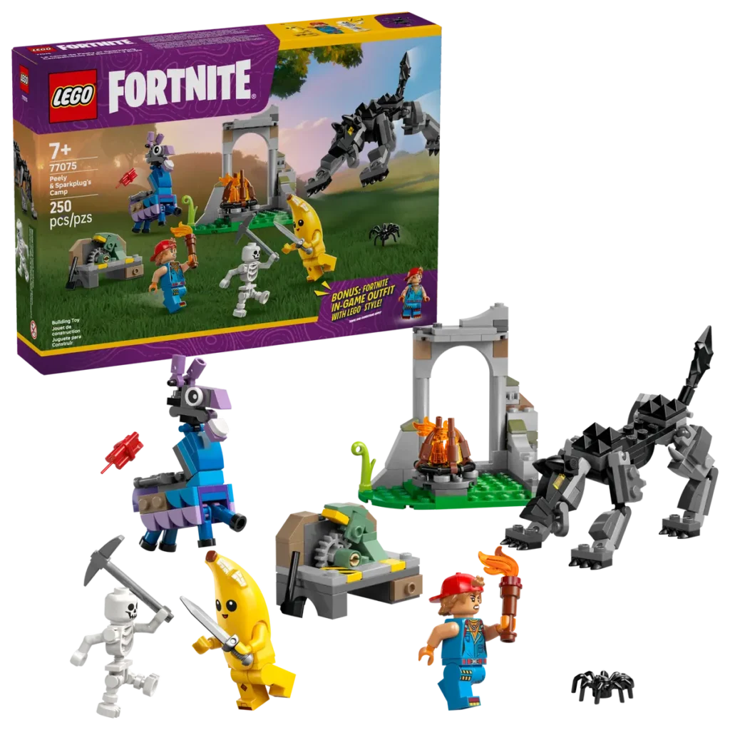 lego fortnite 77075 peely & sparkplug’s camp (1)