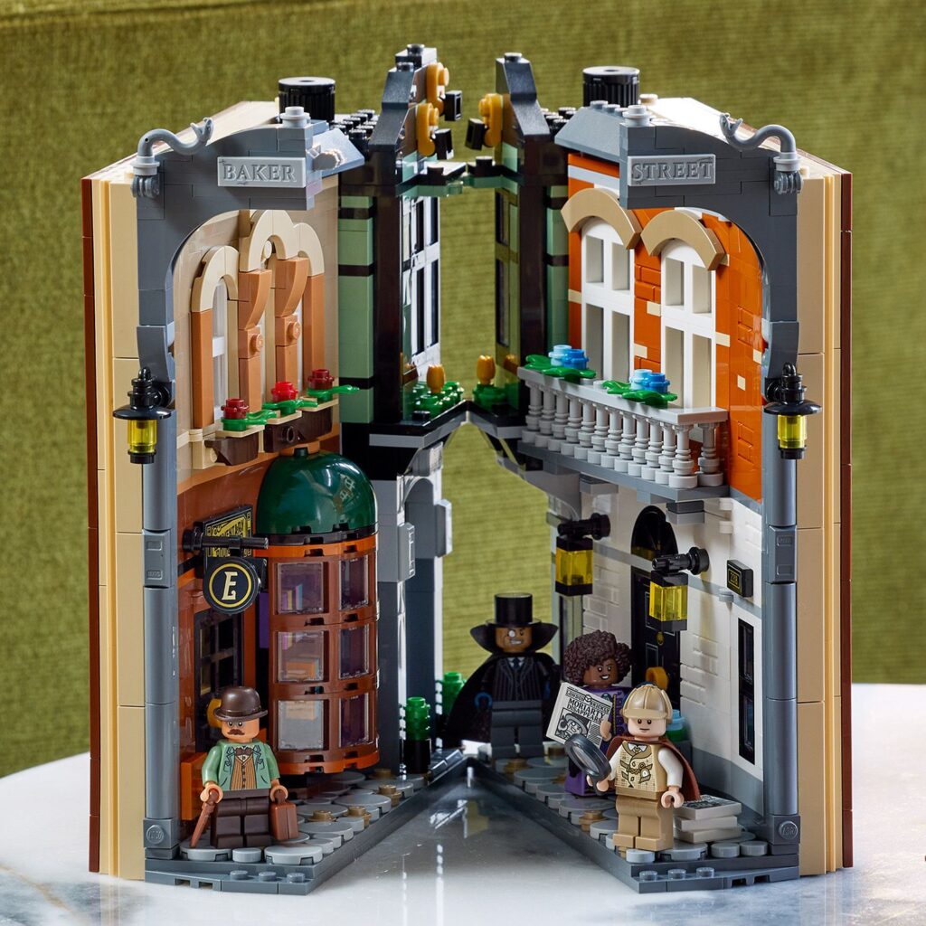 lego icons 10351 sherlock holmes book nook (2)