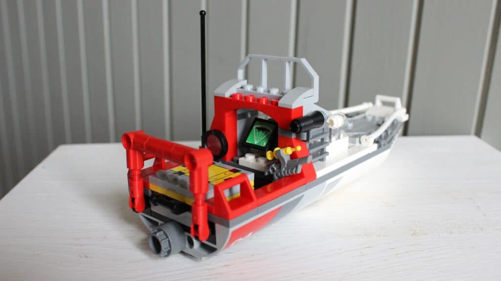 lego jurassic world 76974 brick built mosasaurus boat mission 10