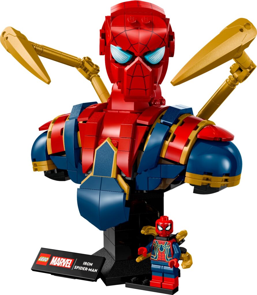 lego marvel 76326 iron spider man bust (1)
