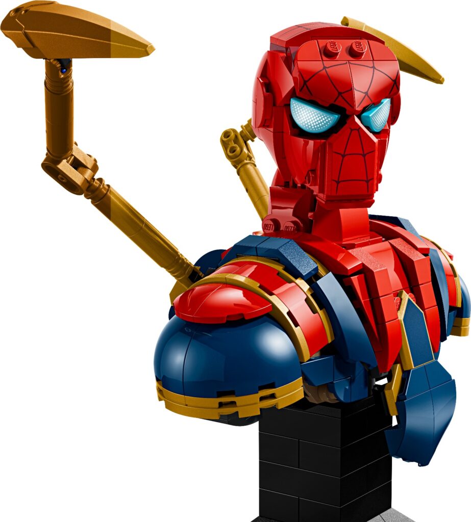 lego marvel 76326 iron spider man bust (2)