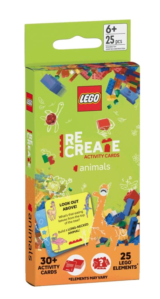 lego recreate activity cards animals