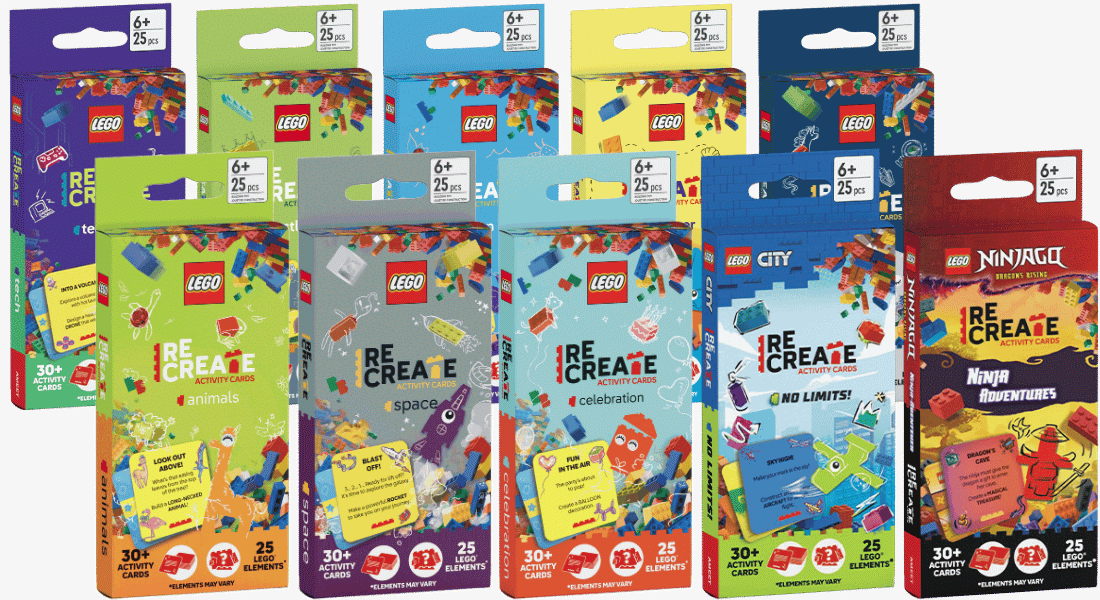 LEGO ReCreate Activity Cards – activiteitenkaarten voor creatieve uitdagingen