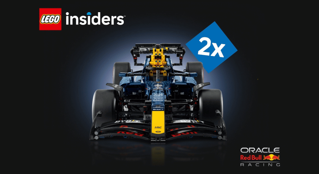 Verdien 2x Insiders-punten op LEGO Technic 42206 Oracle Red Bull Racing RB20
