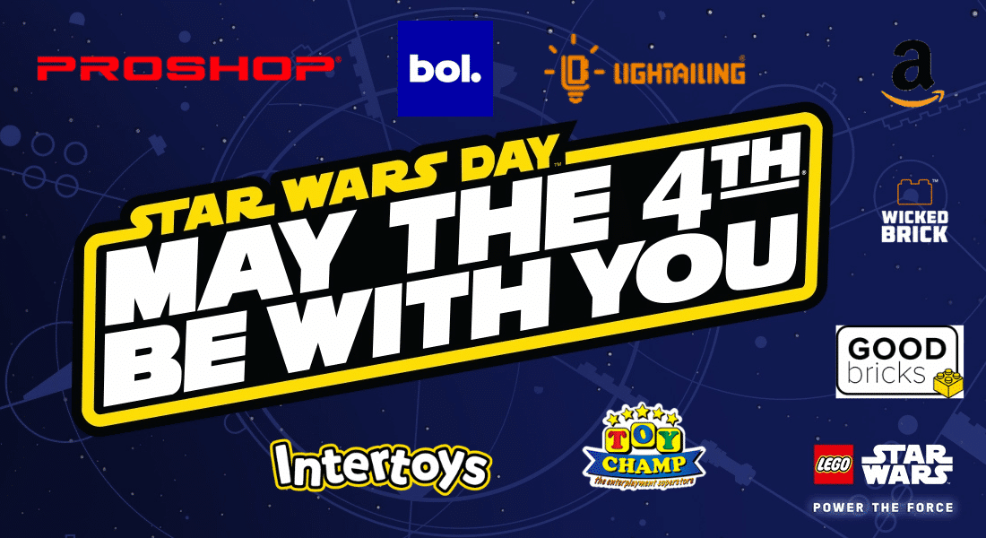 [Overzicht] May the 4th 2025 LEGO deals bij Amazon, Proshop, Bol en meer