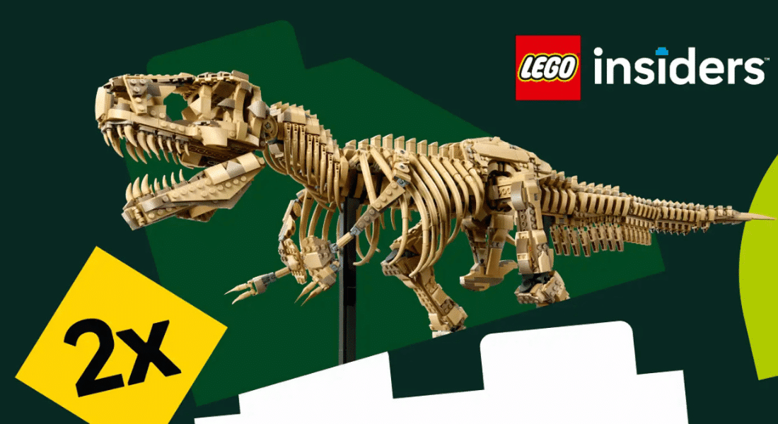 Verdien 2x insiders-punten op LEGO Jurassic World 76968 Dinosaur Fossils: Tyrannosaurus rex