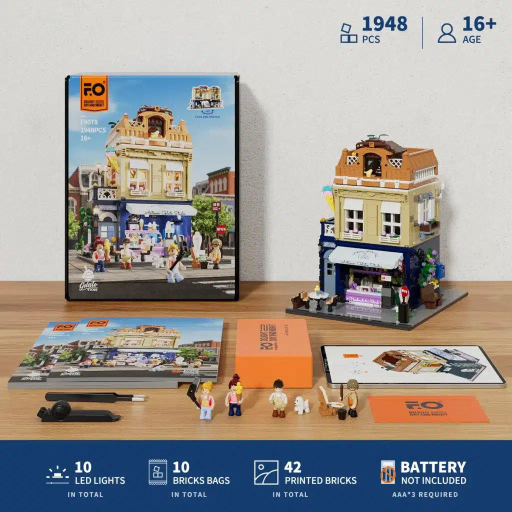 funwhole lumibricks f9078 gelato store (8)