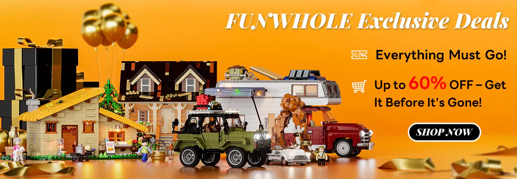 grote uitverkoop op de officiële funwhole webshop