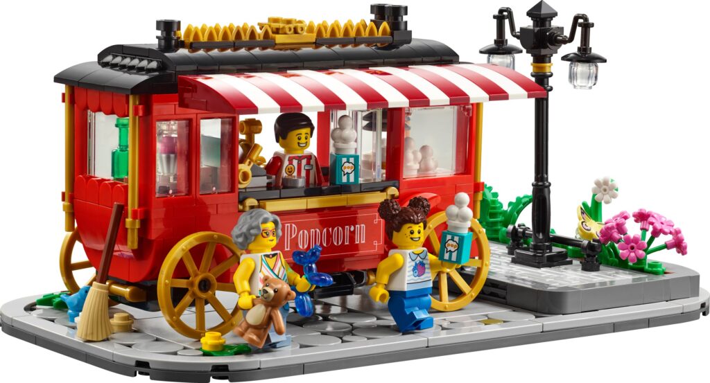 lego bricklink 910052 popcorn wagon