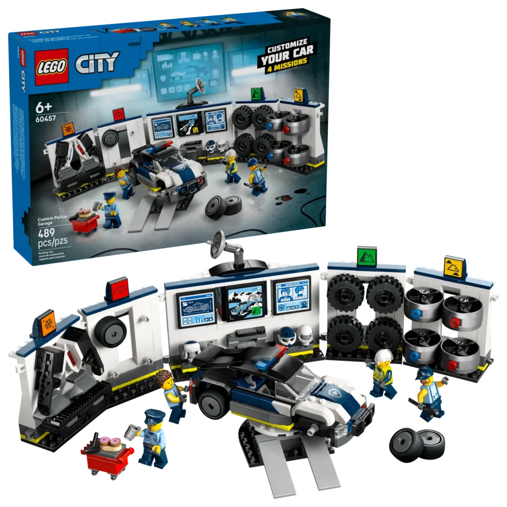 lego city 60457 custom police garage (1)