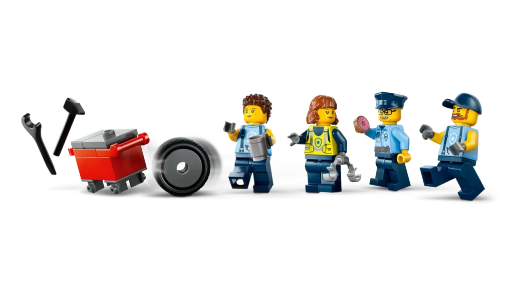lego city 60457 custom police garage (10)