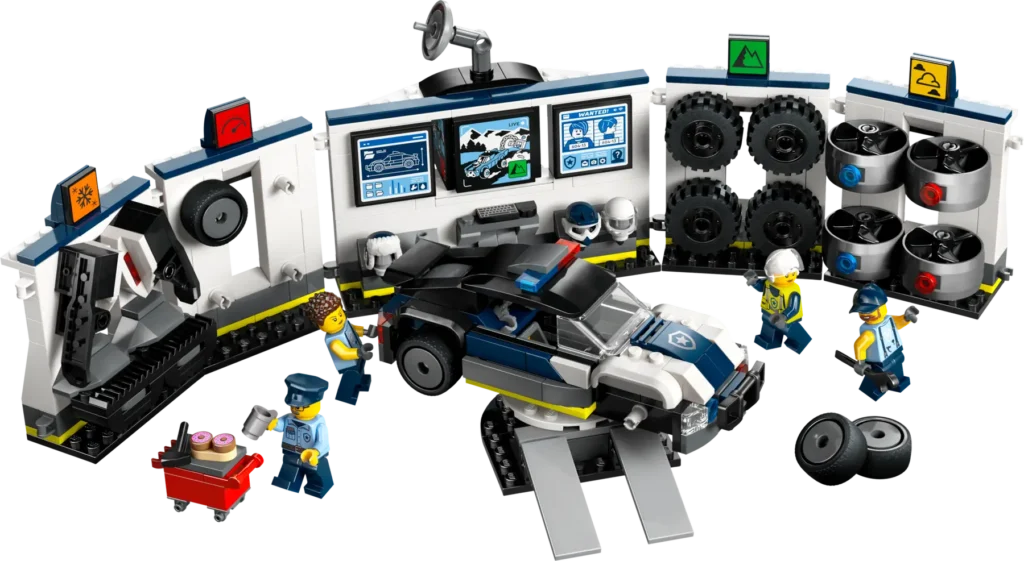 lego city 60457 custom police garage (2)
