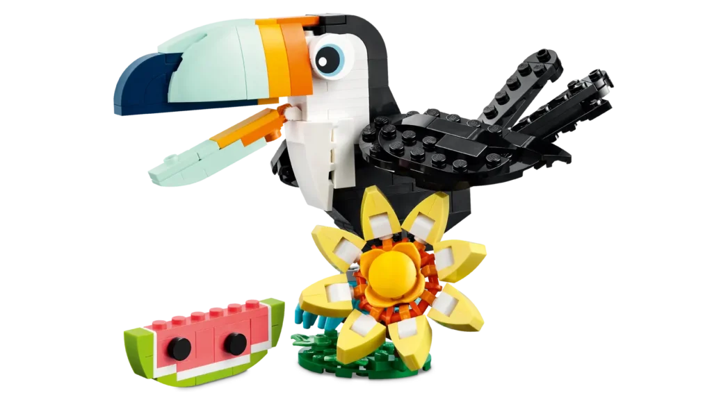 lego creator 31173 wild animals tropical toucan (9)