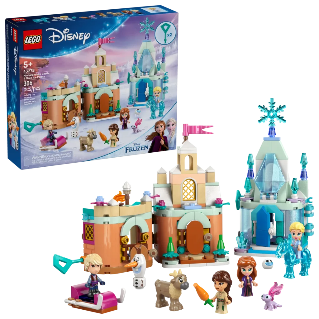 lego disney 43278 mini arendelle castle & elsa’s ice palace (1)