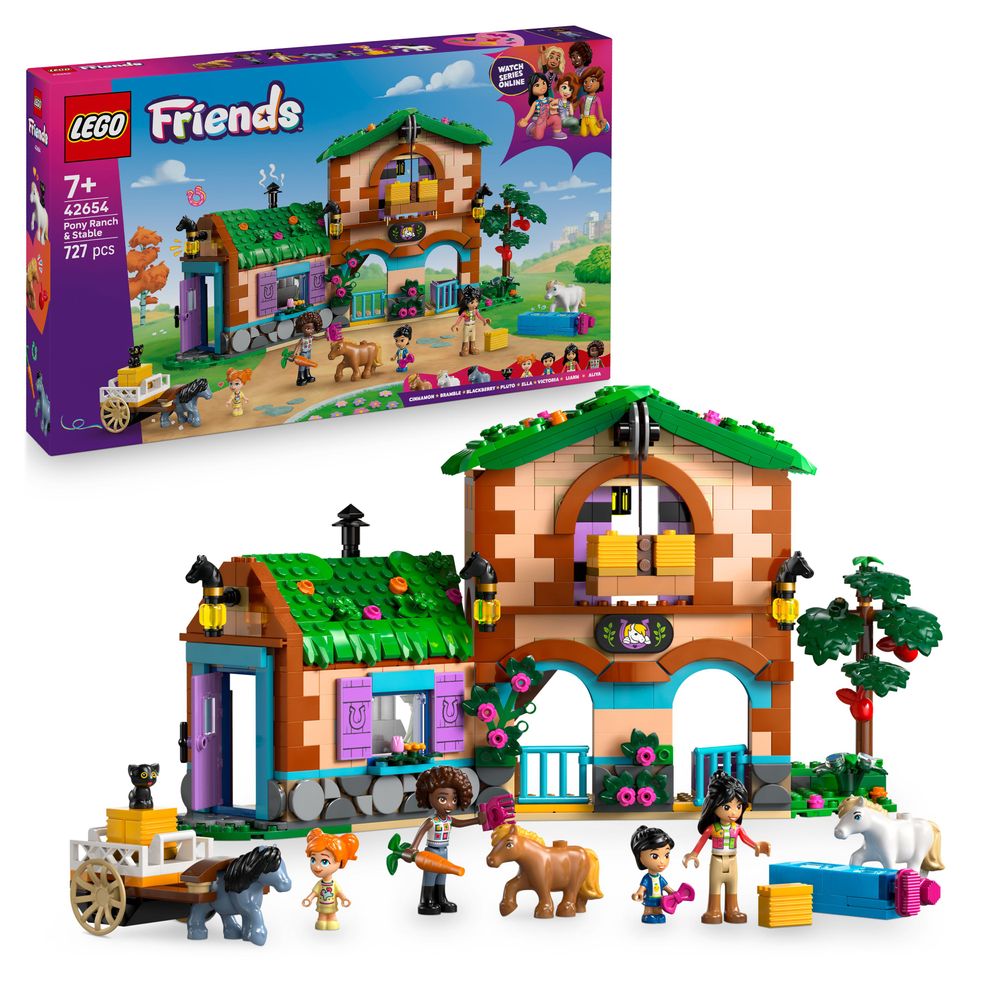 lego friends 42654 pony ranch & stable