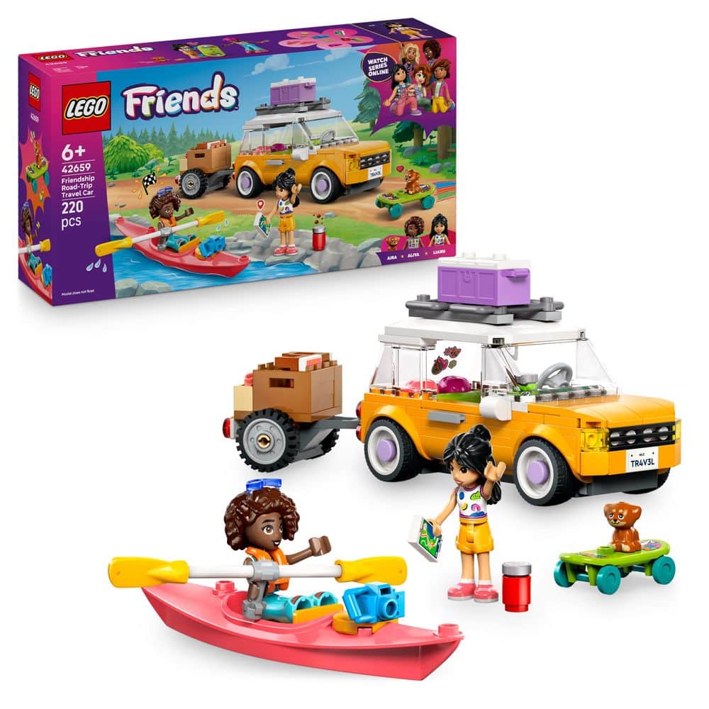 lego friends 42659 lego friends friendship road trip travel car