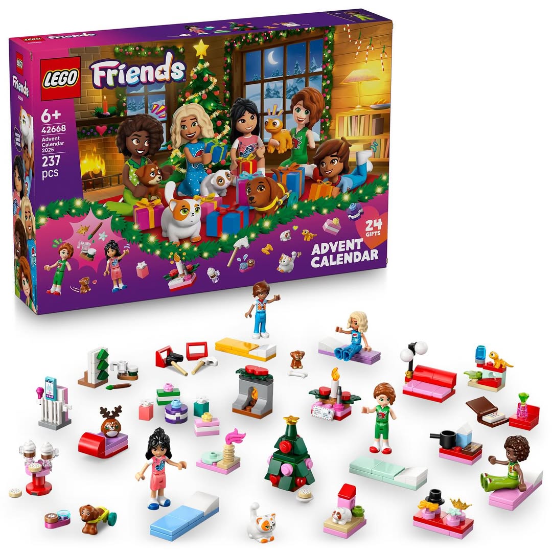lego friends 42668 advent calendar 2025