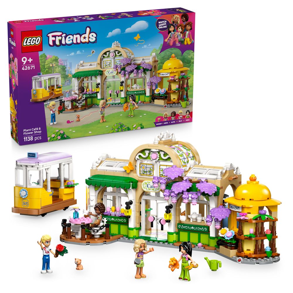 lego friends 42671 plant cafe & flower shop