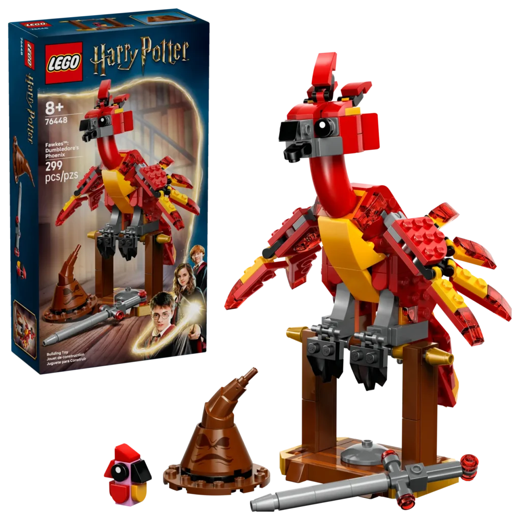 lego harry potter 76448 fawkes dumbledore’s phoenix (1)