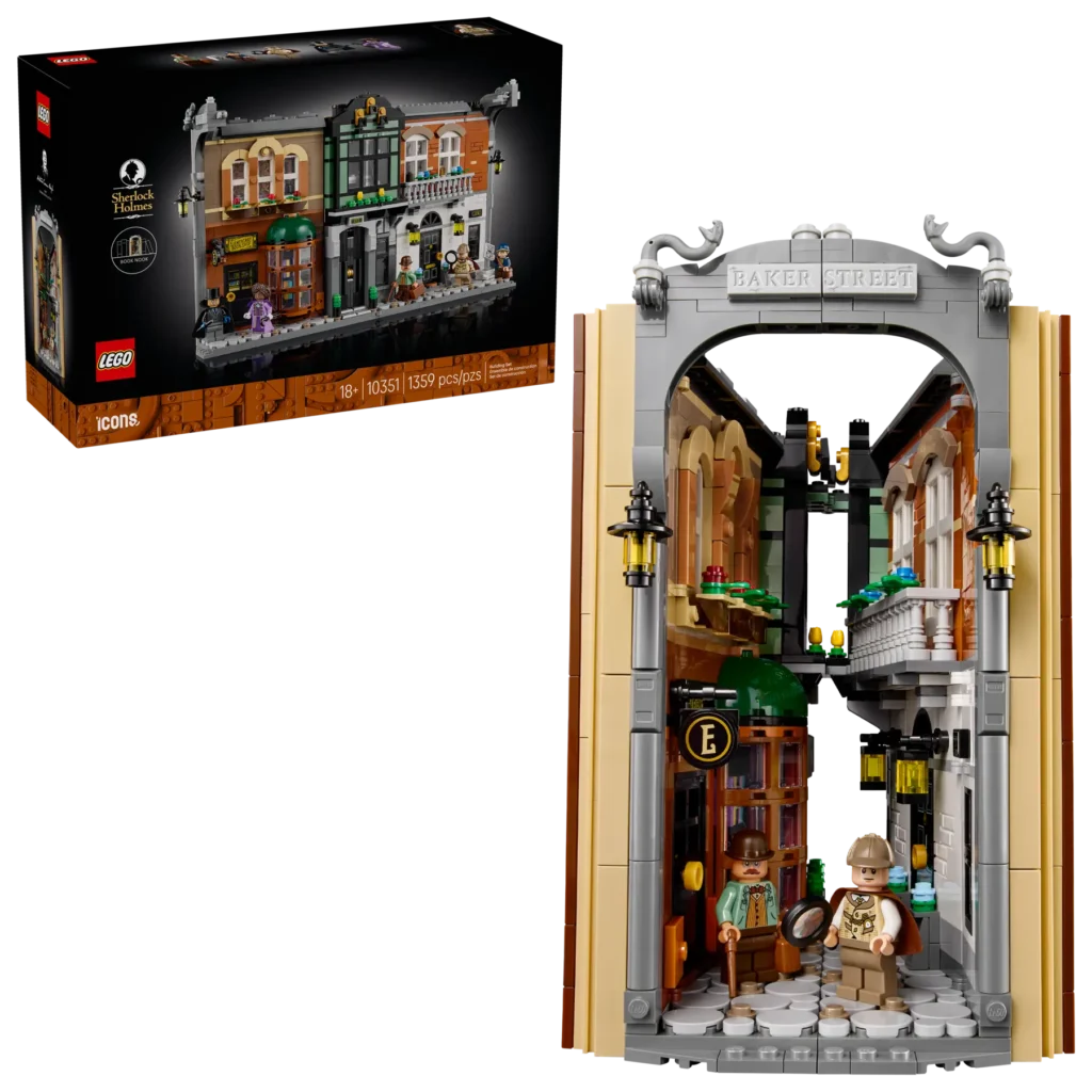 lego icons 10351 sherlock holmes book nook