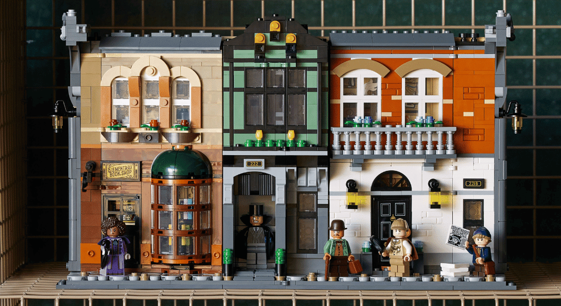 LEGO Icons 10351 Sherlock Holmes: Book Nook onthuld – vanaf juni te koop