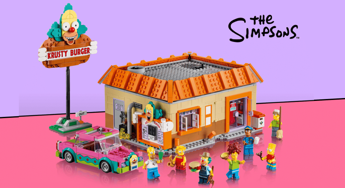 Reis af naar Springfield met de LEGO Icons 10352 The Simpsons: Krusty Burger – vanaf 1 juni verkrijgbaar