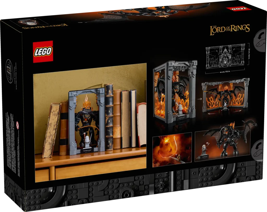 lego icons 10367 the lord of the rings balrog book nook (12)