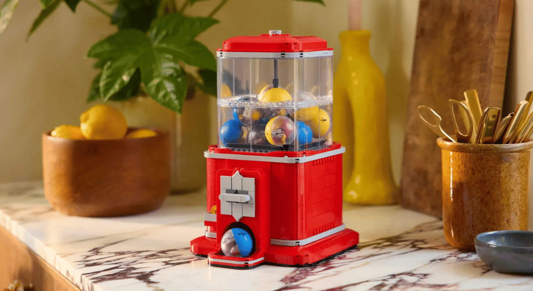 LEGO Ideas 21358 Minifigure Vending Machine onthuld – draai vanaf juni aan de ballenmachine