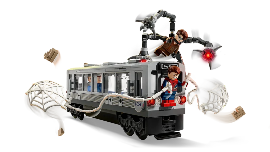 lego marvel 76321 spider man vs. doc ock subway train scene (3)