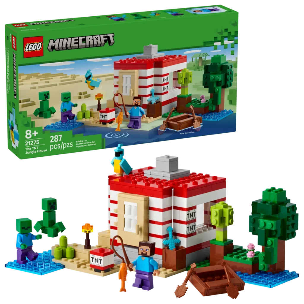 lego minecraft 21275 the jungle tnt house (1)