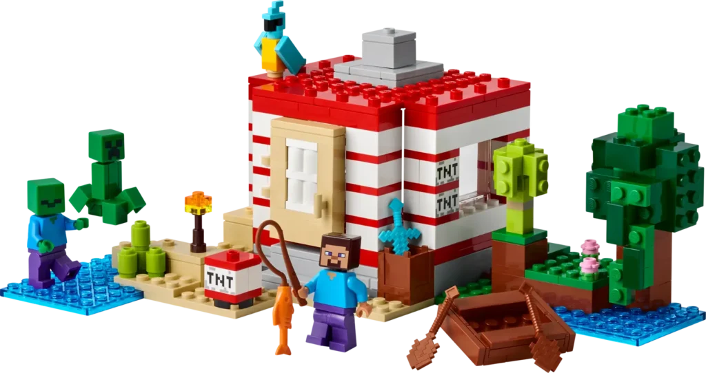 lego minecraft 21275 the jungle tnt house (3)