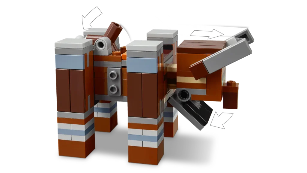lego minecraft 21278 the pillager outpost and ravager (8)