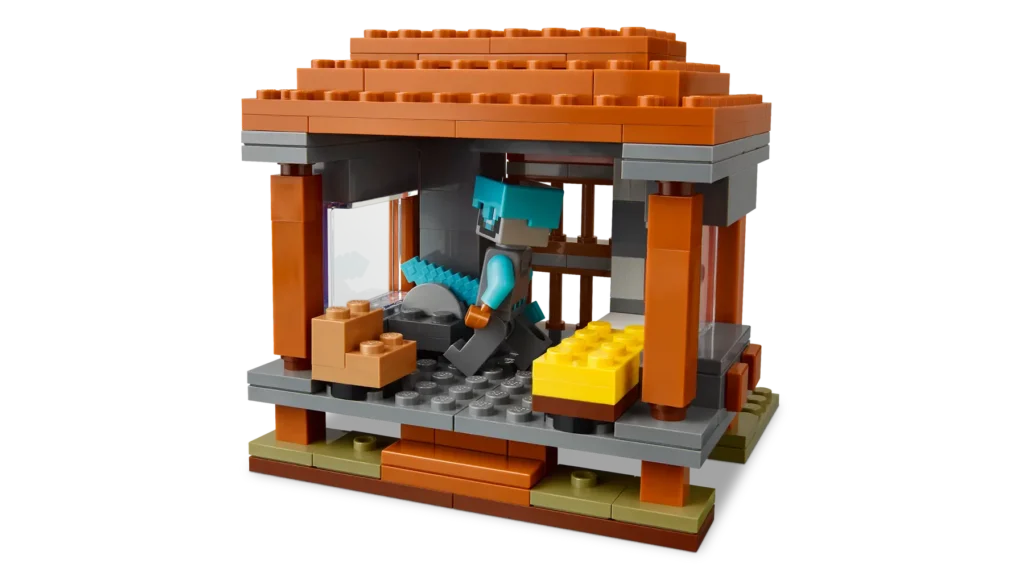 lego minecraft 21278 the pillager outpost and ravager (9)