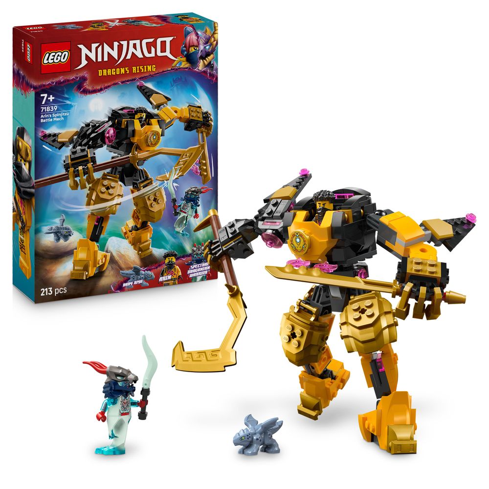 lego ninjago 71839 arin’s spinjitzu mech