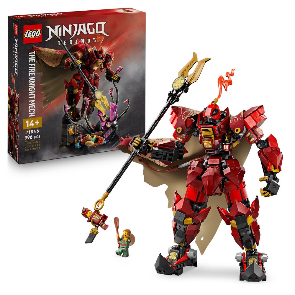 lego ninjago 71846 the fire knight mech