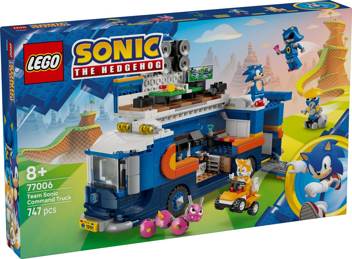 lego sonic the hedgehog 77006 team sonic command truck