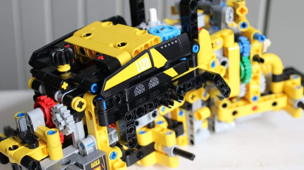 lego technic 44209 volvo l120 electric wheel loader 09
