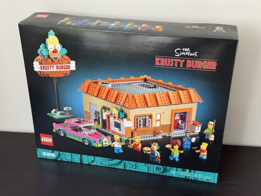lego the simpsons 10352 krusty burger box