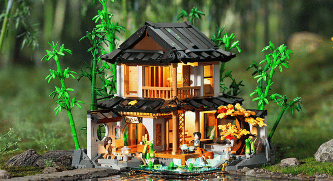 lumibricks l9075 bamboo house