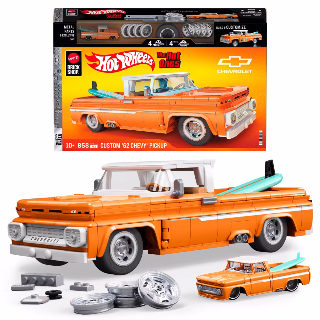 mattel brick shop hot wheels custom '62 chevy pickup