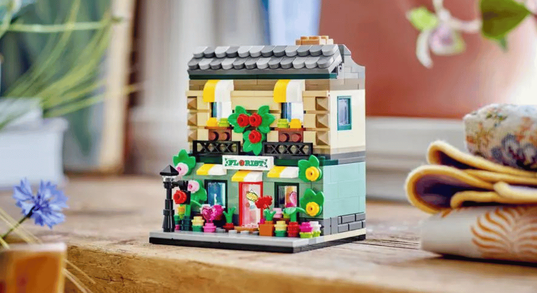Krijg de gratis LEGO 40680 Bloemenwinkel met onze GWP codes